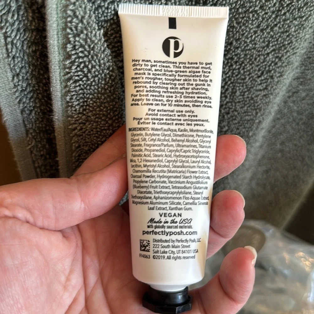 NEW! Perfectly Posh His Posh Rebound Face Mask 2 Oz